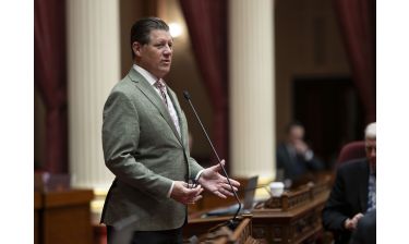 Senate Minority Leader Jones on the Senate Floor