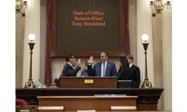Senator Strickland's Oath of Office