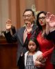 Senator Choi, Senator Valladares as they are sworn-in to the Senate