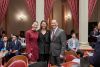 Senator Megan Dahle and her family on her first day sworn-in as a senator